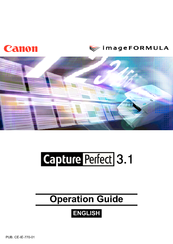 Canon CAPTUREPERFECT 3.1 Operation Manual