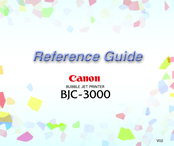 Canon BJC-3000 Series Reference Manual