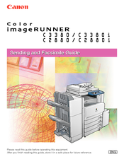 Canon Color imageRUNNER C3380 Series Sending And Facsimile Manual