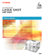 Canon LASER SHOT LBP-2410 User Manual
