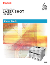 Canon Laser Shot LBP-5200 User Manual