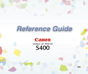 Canon PowerShot S400 Digital Elph Reference Manual
