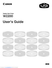 Canon imagePROGRAF W2200 User Manual