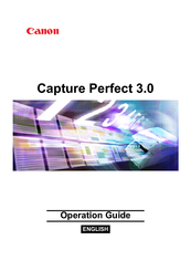 Canon Capture Perfect 3.0 Operation Manual