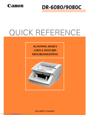 Canon 9080C - DR - Document Scanner Quick Reference