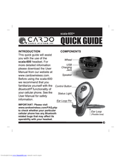 Cardo Systems Headset Scala 600 Quick Manual