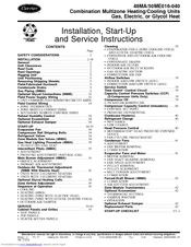 Carrier ZONE-MIZER 50ME028 Installation, Start-Up And Service Instructions Manual