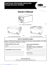Carrier ERVCCLHA Owner's Manual
