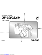 Casio QV-3000EX-LR User Manual