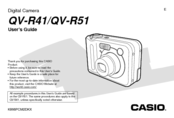 Casio QV-R51 - Digital Camera - 5.0 Megapixel User Manual