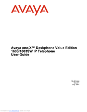Avaya one-X 1603 User Manual