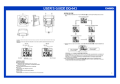 Casio DQ-643 User Manual