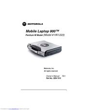 Motorola 900 series Owner's Manual