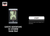 Cateye Adventure CC-AT200W Quick Start Manual