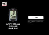 Cateye STRADA CC-RD100N Quick Start Manual