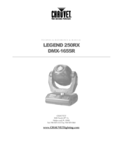 Chauvet LEGEND 250RX Technical Reference Manual