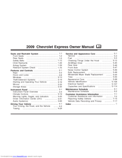 Chevrolet Express Owner's Manual