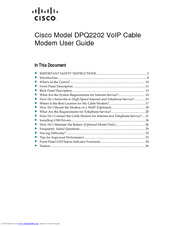 Cisco DPQ2202 User Manual