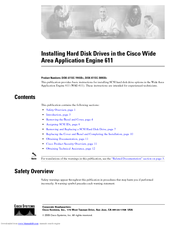 Cisco DISK-611SC-300GB= Installation Manual