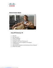 Cisco RF Gateway 10 Quick Start Manual