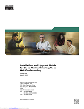 Cisco Unified MeetingPlace  Web Conferencing Installation And Upgrade Manual
