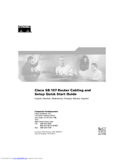 Cisco SB 107 Quick Start Manual