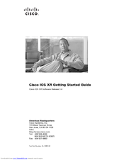 Cisco Router  IOS XR Getting Started Manual