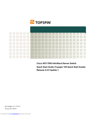 Cisco Topspin 120 Quick Start Manual