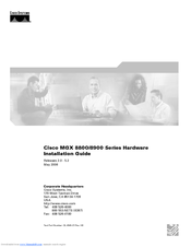 Cisco MGX 8800 Series Hardware Installation Manual