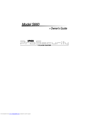 Clarion UNGO ProSecurity S660 Owner's Manual