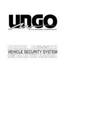 Clarion UNGO MS5500 Install Manual