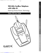 Clarity 430 User Manual