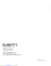 Clarity C510 Owner's Manual