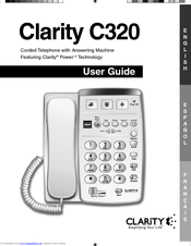 Clarity C320 User Manual