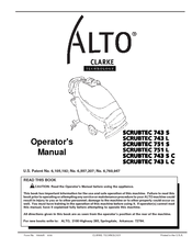 Clarke Clarke Technology SCRUBTEC 743 L Operator's Manual