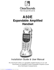 ClearSounds A50E Installation Manual & User Manual
