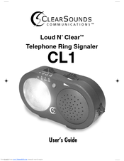 ClearSounds Loud N'Clear CL1 User Manual
