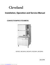 Cleveland Convection Pro XVI Installation And Operation Manual