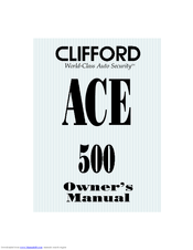 Clifford ACE 500 Owner's Manual
