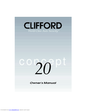 Clifford 20 Owner's Manual
