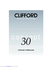 Clifford 30 Owner's Manual