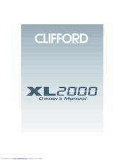 Clifford XL2000 Owner's Manual