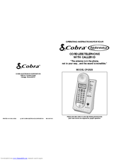 Cobra Intenna CP-2525 Operating Instructions Manual