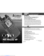 Cobra Marine MRHH325VP Owner's Manual