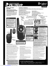 Cobra PLRD143IF User Manual