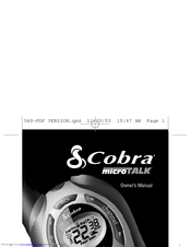 Cobra microTALK PR560WX Owner's Manual