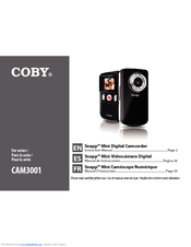 Coby CAM3001 Instruction Manual