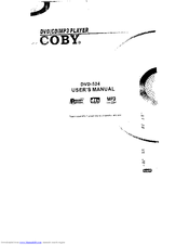 Coby DVD-524 User Manual