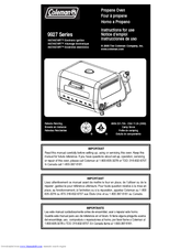 Coleman InstaStart 9927 Series Instructions For Use Manual