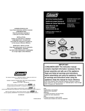 Coleman 9914 Series Instructions For Use Manual